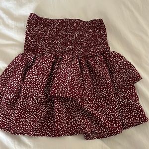 patterned skirt!!